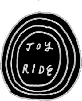 Hand-drawn Joy Ride ring mark