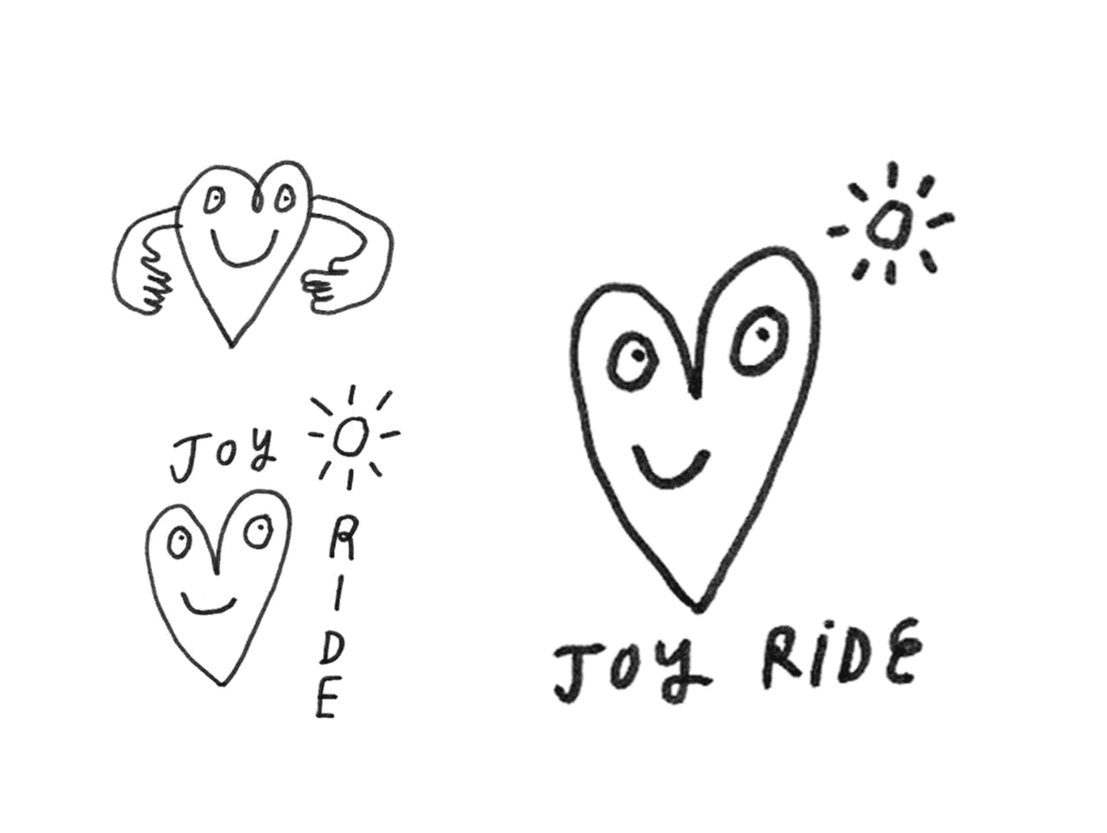 Joy Ride heart doodles